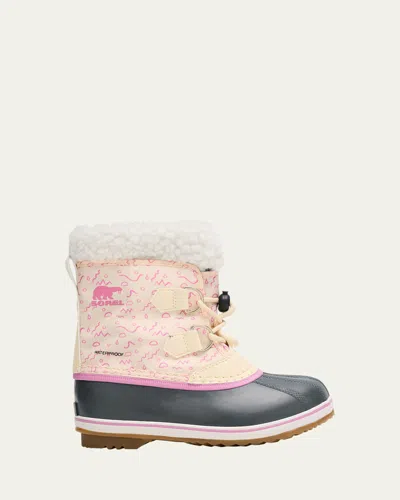 Sorel Kid's Out N About Waterproof Suede Boots, Toddlers/kids In Multi