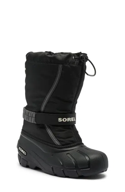 Sorel Kids' Flurry Boot In Black