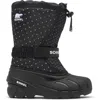 Sorel Kids' Flurry Waterproof Snow Boot In Black