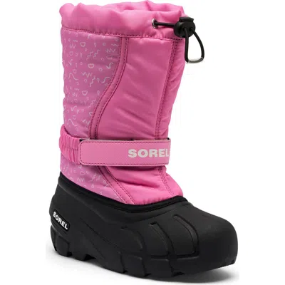 Sorel Kids' Flurry Waterproof Snow Boot In Multi