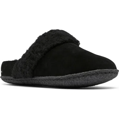 Sorel Kids' Nakiska Ii Faux Fur Slide Slipper In Multi