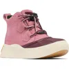Sorel Kids' Out 'n About Classic Waterproof Boot In Dazed Mauve/honey White