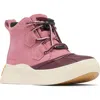 Sorel Kids' Out 'n About Classic Waterproof Boot In Dazed Mauve/honey White