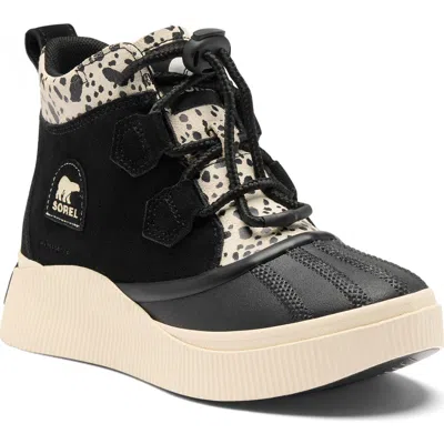 Sorel Kids' Out N About Iv Strap Waterproof Boot In Black