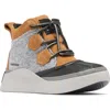 Sorel Youth Out N About Iv Classic Waterproof Booties In Taffy/black