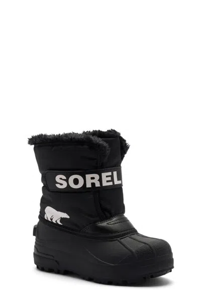 Sorel Kids' Snow Commander Snow Boot In Black