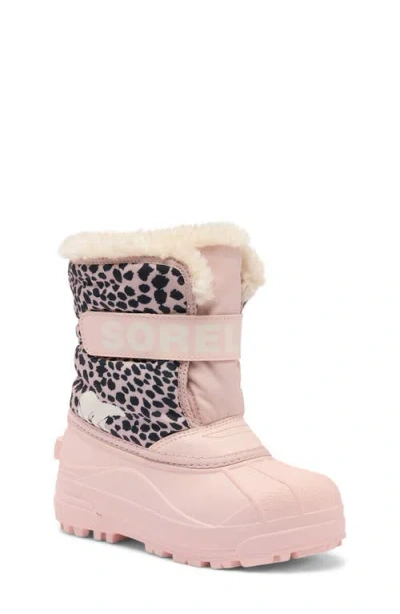 Sorel Kids' Snow Commander Snow Boot In Pink