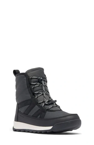 Sorel Kids' Whitney Ii Plus Waterproof Snow Boot In Black