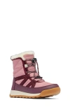 Sorel Kids' Whitney Ii Plus Waterproof Snow Boot In Dazed Mauve/epic Plum