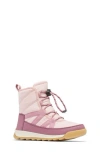 Sorel Kids' Whitney Ii Plus Waterproof Snow Boot In Mauve Haze/gum
