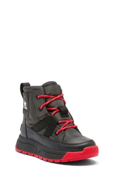 Sorel Kids' Whitney Iii Waterproof Mid Boot In Black