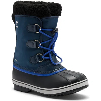 Sorel Kids' Yoot Pac Waterproof Snow Boot In Blue