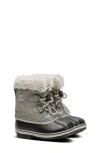 Sorel Kids' Yoot Pac Waterproof Snow Boot In Quarry/dove