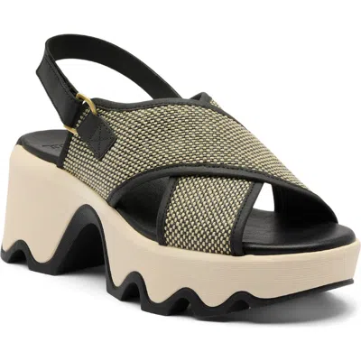 Sorel Kinetic™ Aura Slingback Platform Sandal In Green