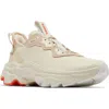 Sorel Breakthru City Lace Sneakers In Bleached Ceramic/optimized Orange In Bleached Ceramic/orange