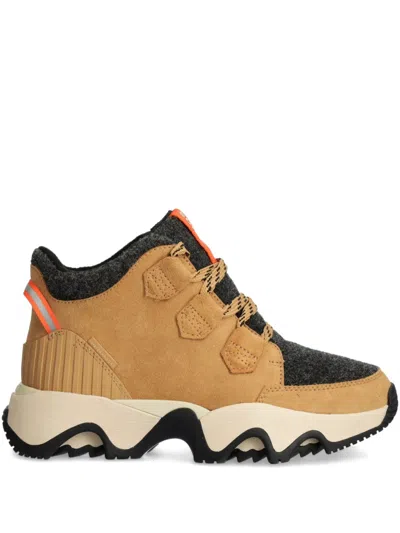 Sorel Kinetic Impact Caribou Plus Waterproof Sneaker Boots In Brown