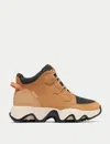 Sorel Kinetic Impact Caribou Plus Waterproof Sneaker Bootie In Brown