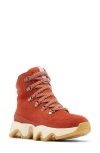 Sorel Kinetic Impact Conquest Plus Waterproof Sneaker Boot In Sanguine/jet