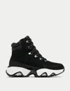 Sorel Kinetic Impact Conquest Waterproof Sneaker Bootie In Black