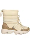 Sorel Kinetic Impact Puffy Lace-up Snow Boots In Neutrals