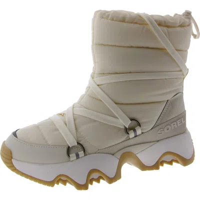 SOREL KINETIC IMPACT NXT WOMENS LEATHER COLD WEATHER WINTER & SNOW BOOTS