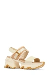 Sorel Kinetic Impact Slingback Sandals In Honey White/sea Salt