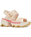 Sorel Kinetic Impact Slingback Sandal In Pearlesccent,coral Blossom
