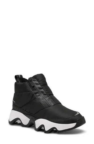 Sorel Kinetic Impact Waterproof Zip Bootie In Black