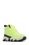 Sorel Kinetic Impact Waterproof Zip Bootie In Green Fabric
