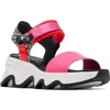 Sorel Kinetic™ Y-strap Sandal In Nico/sea Salt