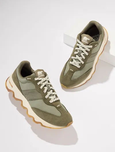 Sorel Kineticâ¢ Ember Sneakers - Stone Green/ Dusty Twill - 5m Talbots In Stone Green,dusty Twill
