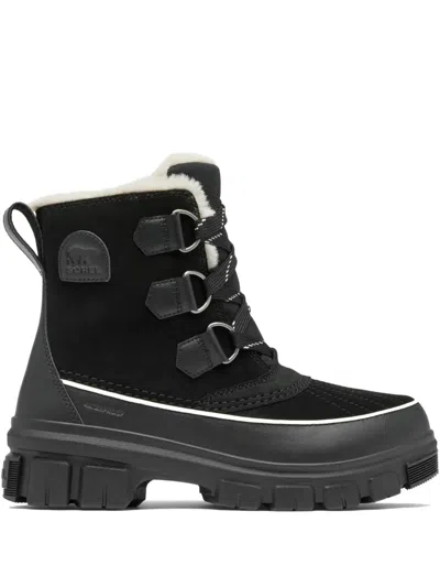 Sorel Lace-up Fastening Boots In Black