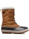 Sorel Lace-up Shearling Boots In Brown