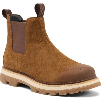 Sorel Lark-47 Waterproof Chelsea Boot In Animal Print