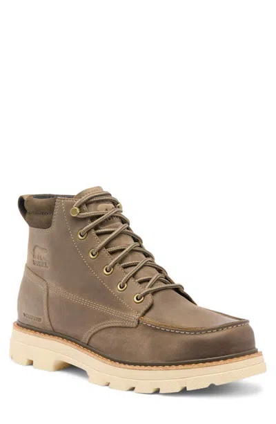 Sorel Lark-47 Waterproof Moc Toe Boot In Black
