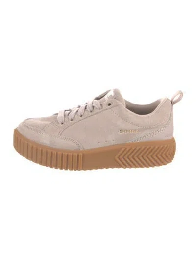 Pre-owned Sorel Leather Athletic Sneakers In Neutrals