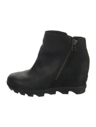 Pre-owned Sorel Leather Boots In Black