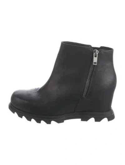 Pre-owned Sorel Leather Boots In Black