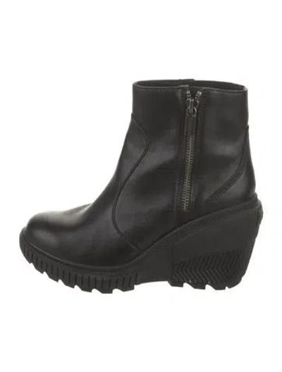 Pre-owned Sorel Leather Boots In Black