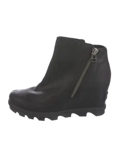 Pre-owned Sorel Leather Boots In Black