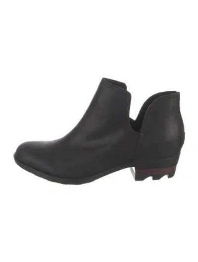 Pre-owned Sorel Leather Boots In Black
