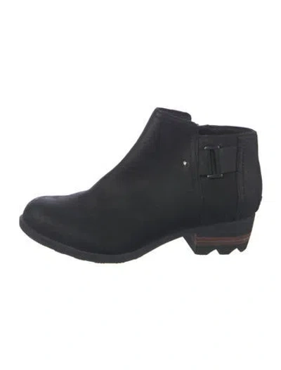 Pre-owned Sorel Leather Boots In Black