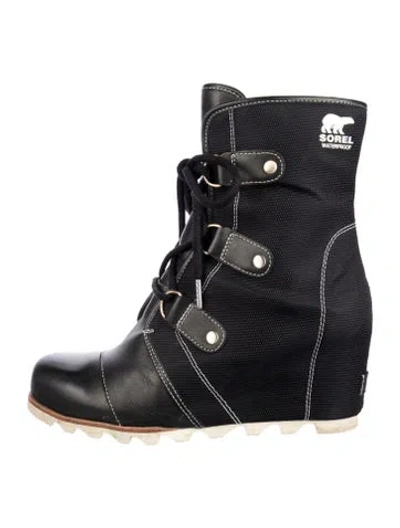 Pre-owned Sorel Leather Boots In Black