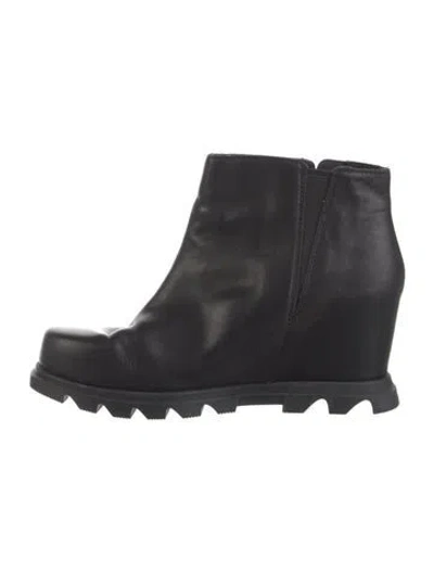 Pre-owned Sorel Leather Boots In Black