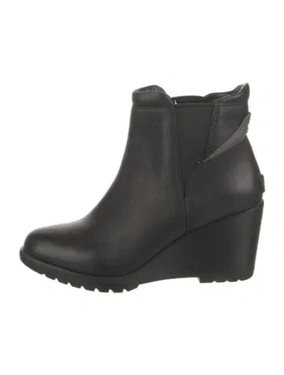 Pre-owned Sorel Leather Boots In Black