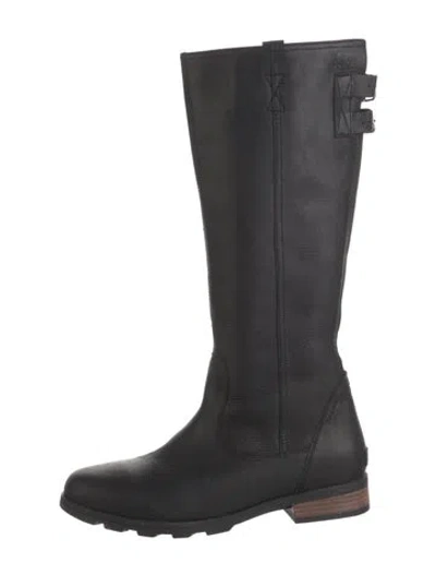 Pre-owned Sorel Leather Boots In Black