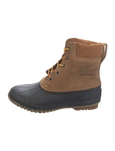 Pre-owned Sorel Leather Boots In Black/neutrals