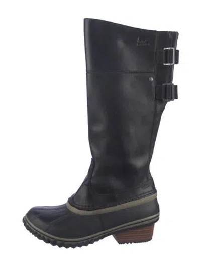 Pre-owned Sorel Leather Boots In Blue