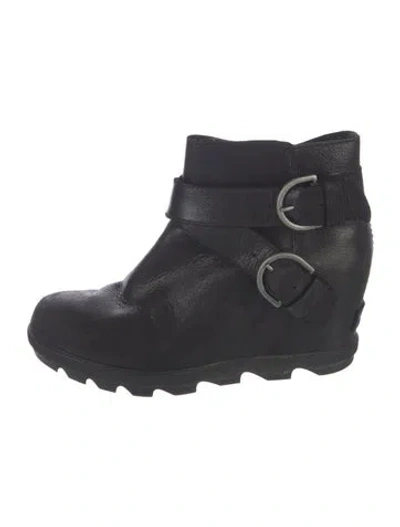 Pre-owned Sorel Leather Boots In Blue