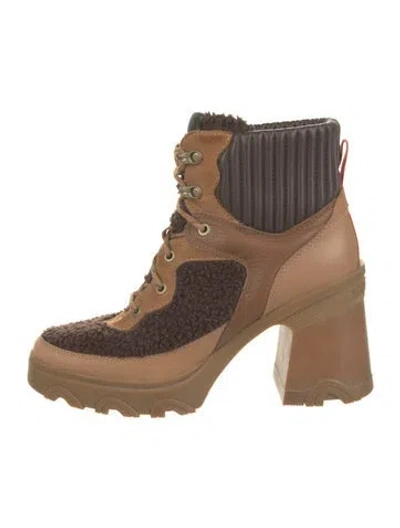 Pre-owned Sorel Leather Boots In Brown